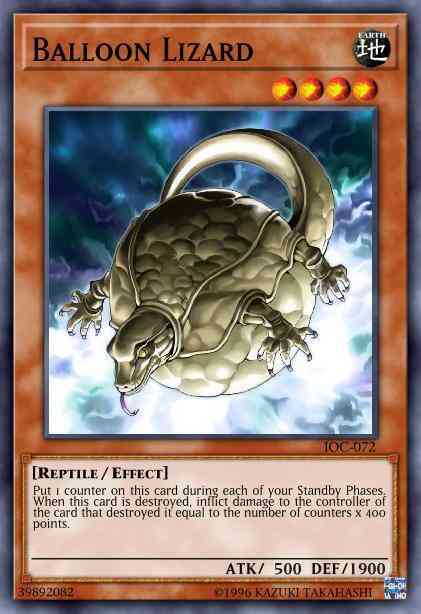 Balloon Lizard - IOC-072 - Common - 1st Edition