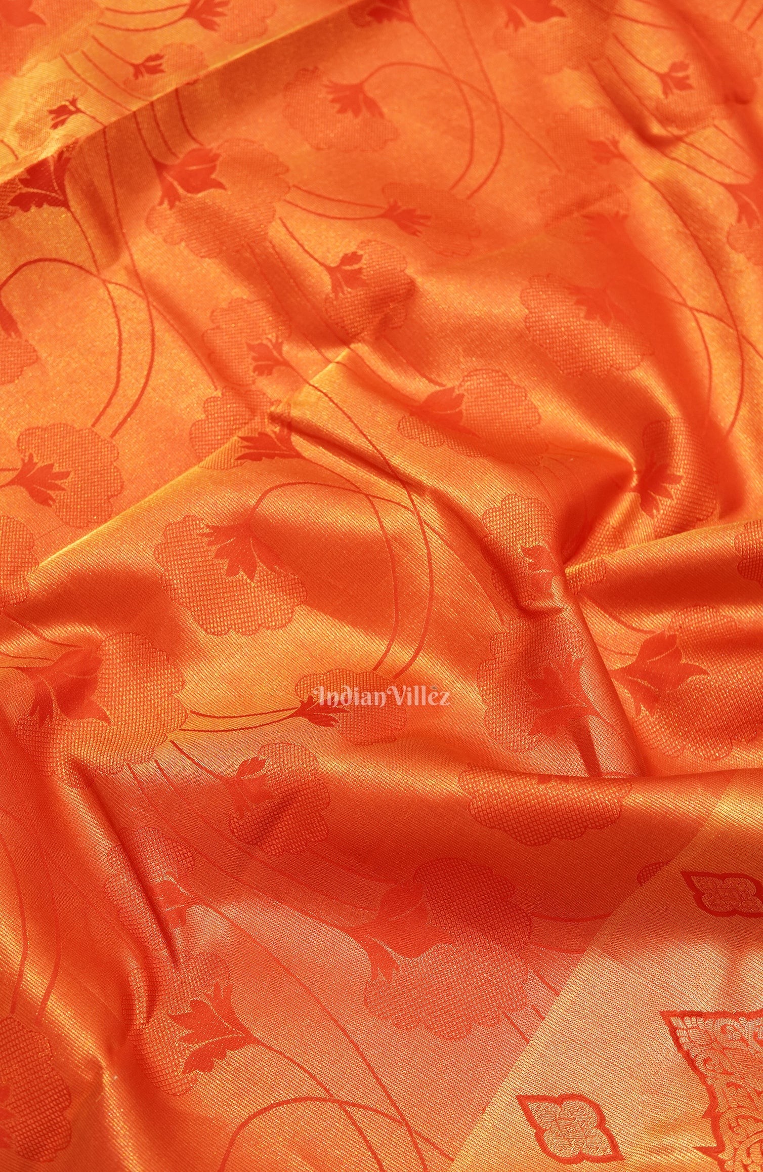 Red With Golden Border Pure Kanjivaram Silk Saree