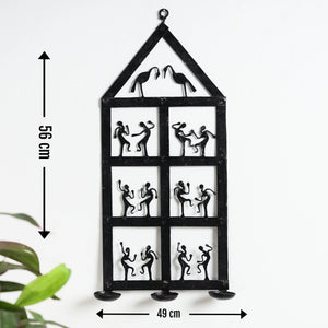 Bastar Tribal Wrought Penal Diya / Candle Stand