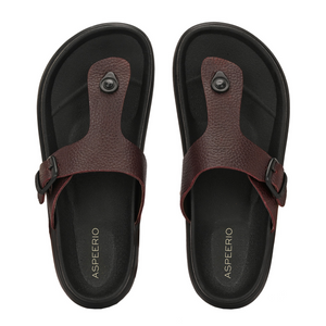 Comet Leather Slippers by Aspeerio