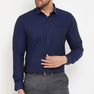 Combo of 4 Cotton Shirt for Man ( Red,Black,Navy Blue and White )