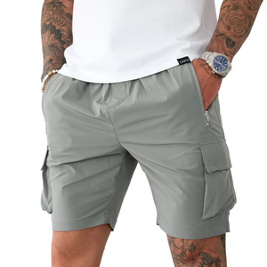CAPO Lightweight Light Grey Cargo Shorts
