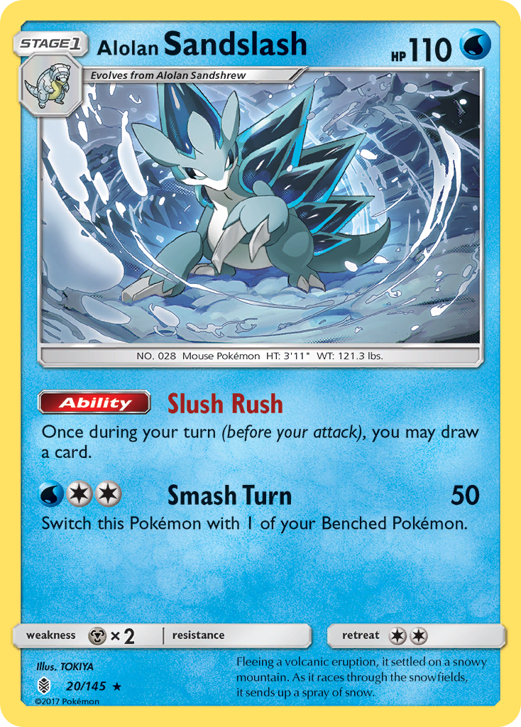 Alolan Sandslash - 20/145 - Rare