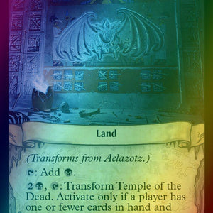 Aclazotz, Deepest Betrayal // Temple of the Dead [316] [Gods of Ixalan Showcase] [The Lost Caverns of Ixalan] [Foil]