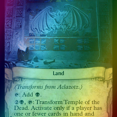 Aclazotz, Deepest Betrayal // Temple of the Dead [316] [Gods of Ixalan Showcase] [The Lost Caverns of Ixalan] [Foil]