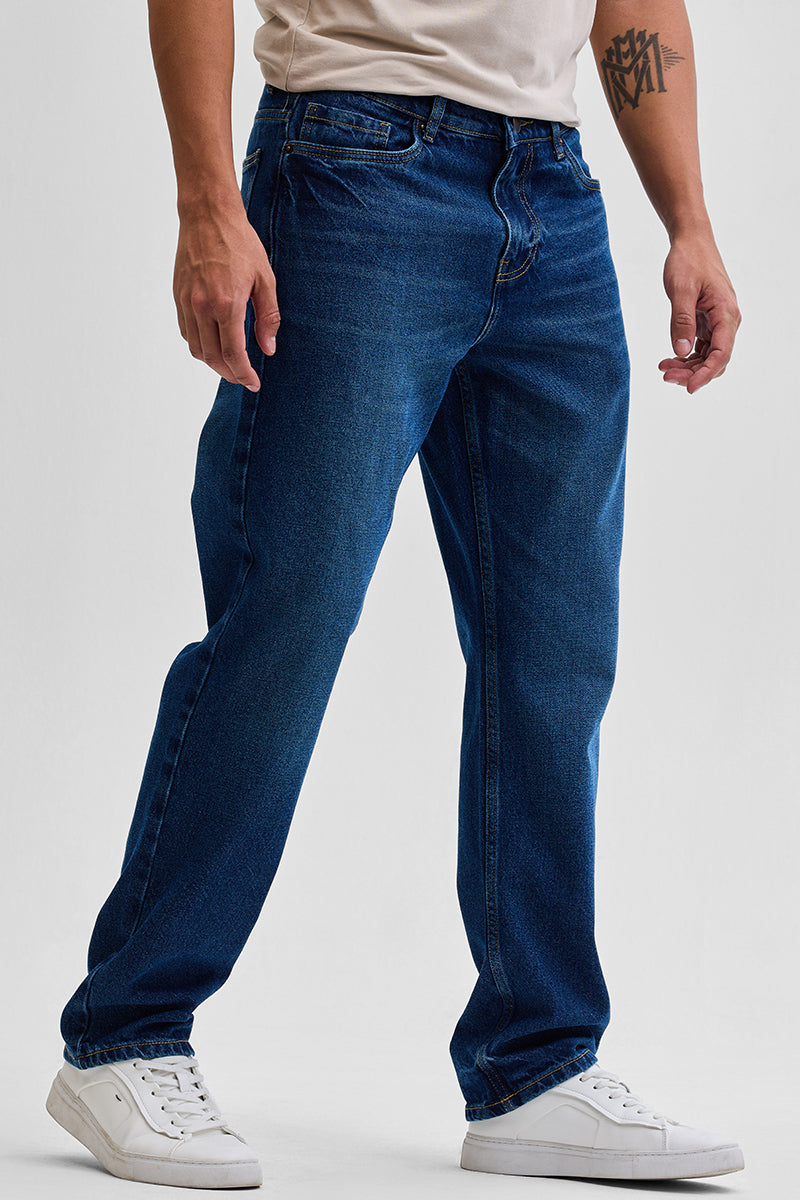 Indigo Relaxed Fit Jeans