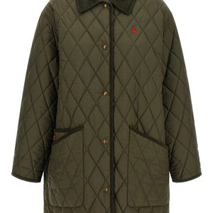 Polo Ralph Lauren Quilted Padded Jacket With Embroidery