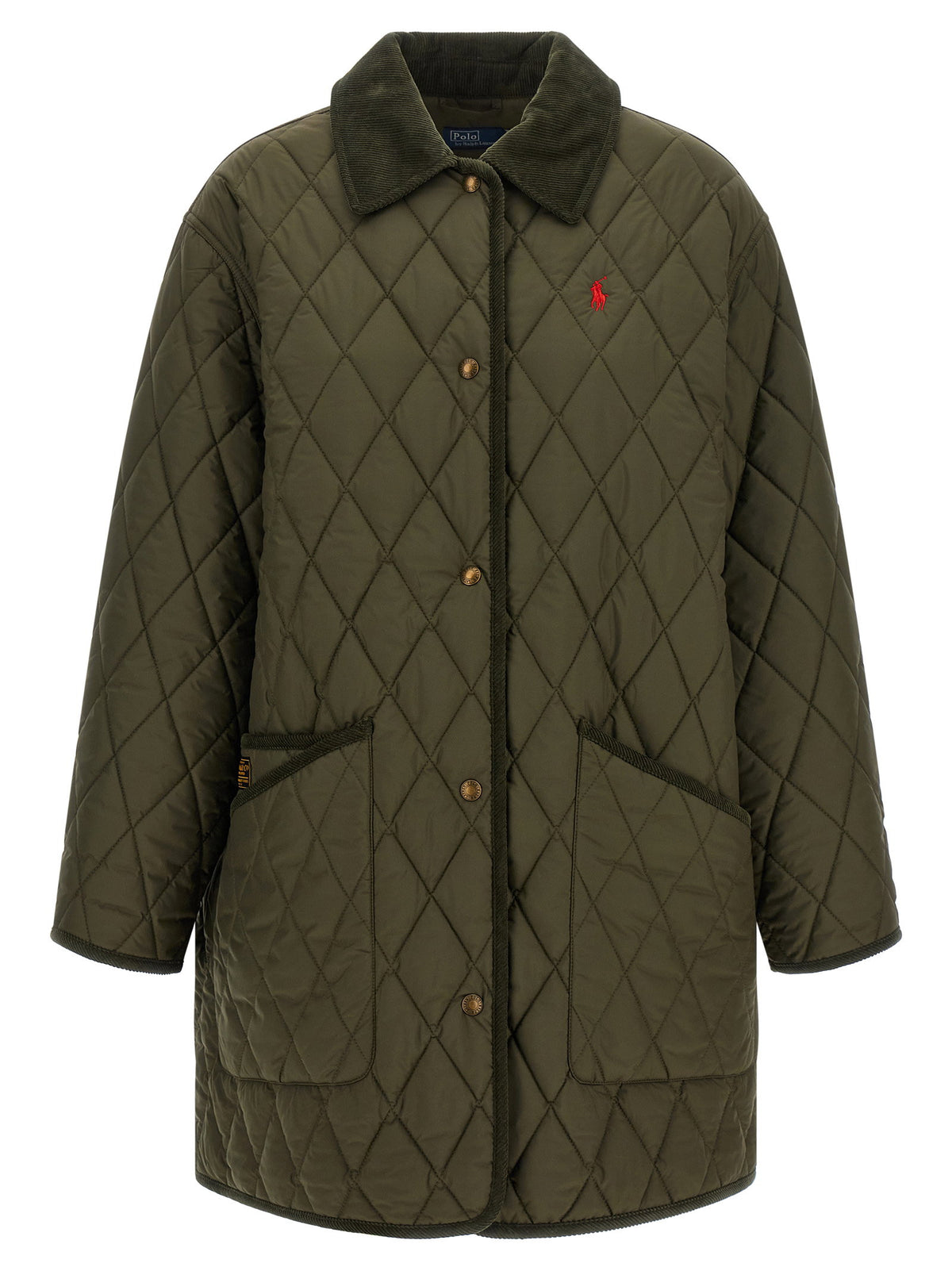 Polo Ralph Lauren Quilted Padded Jacket With Embroidery