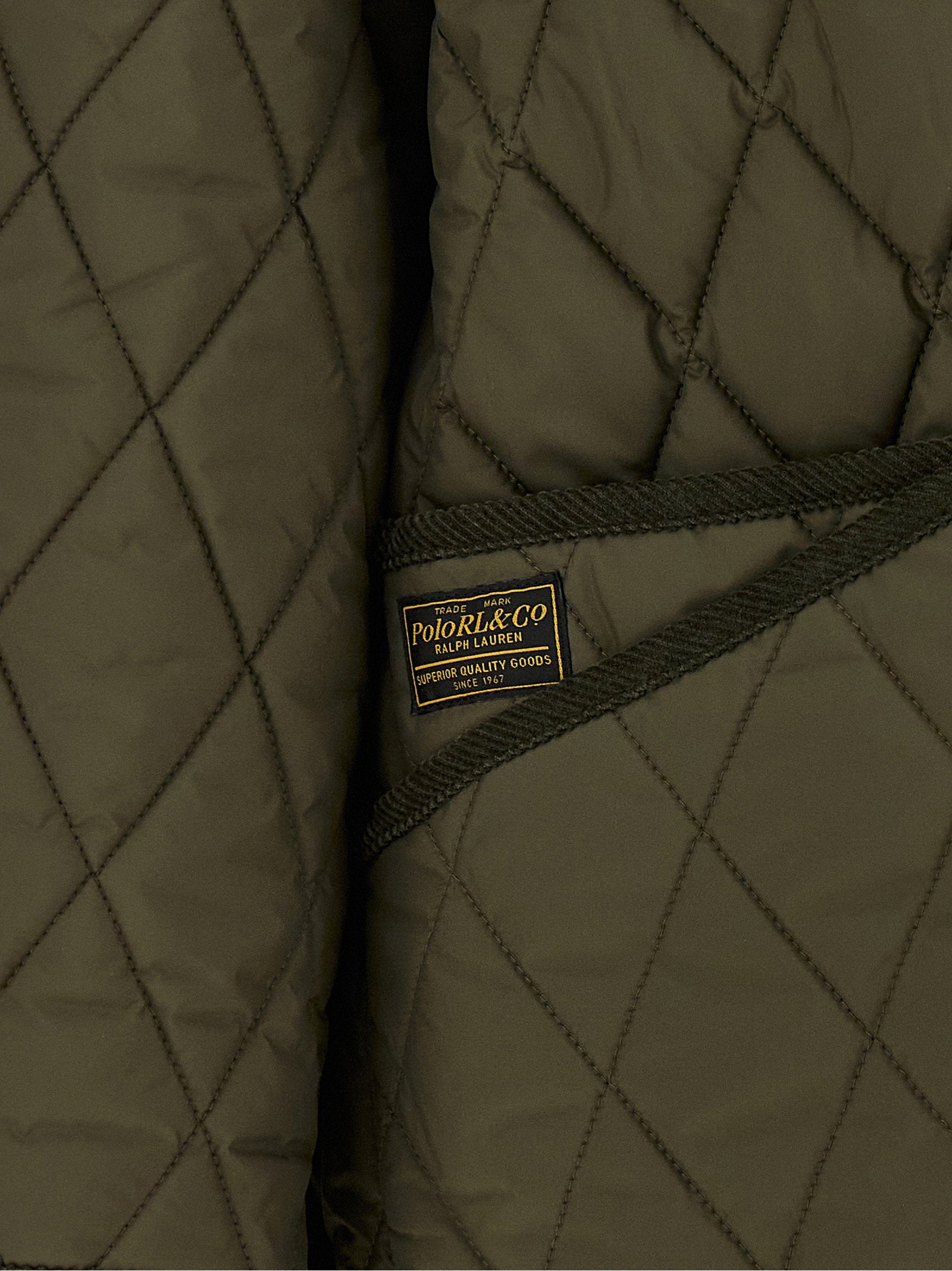 Polo Ralph Lauren Quilted Padded Jacket With Embroidery