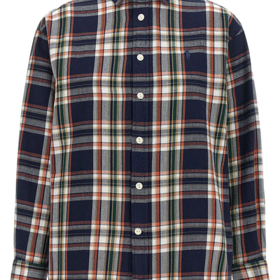 Polo Ralph Lauren Checked Shirt With Embroidered Logo