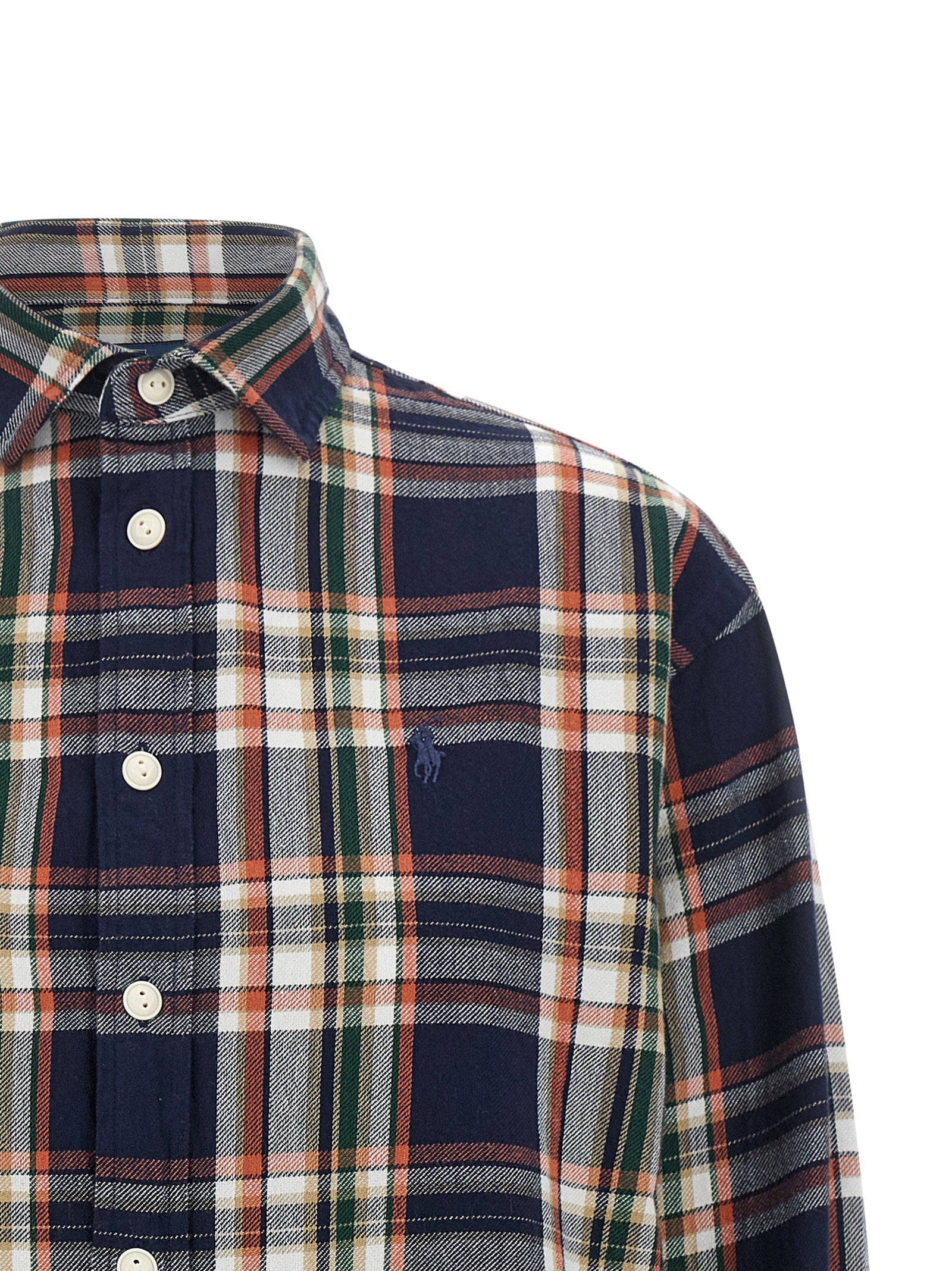 Polo Ralph Lauren Checked Shirt With Embroidered Logo