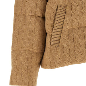 Polo Ralph Lauren Knitted Braided Down Jacket