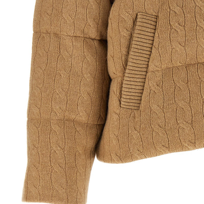 Polo Ralph Lauren Knitted Braided Down Jacket
