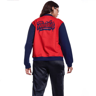 Red Unisex Varsity Jacket