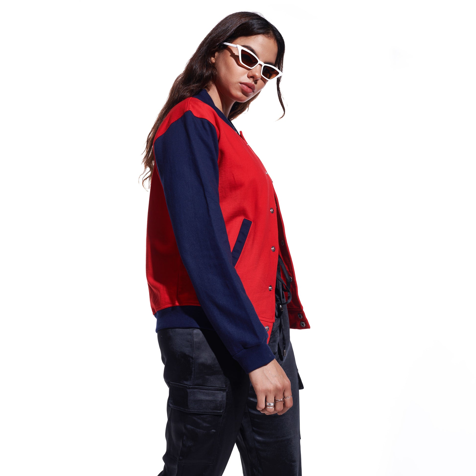 Red Unisex Varsity Jacket