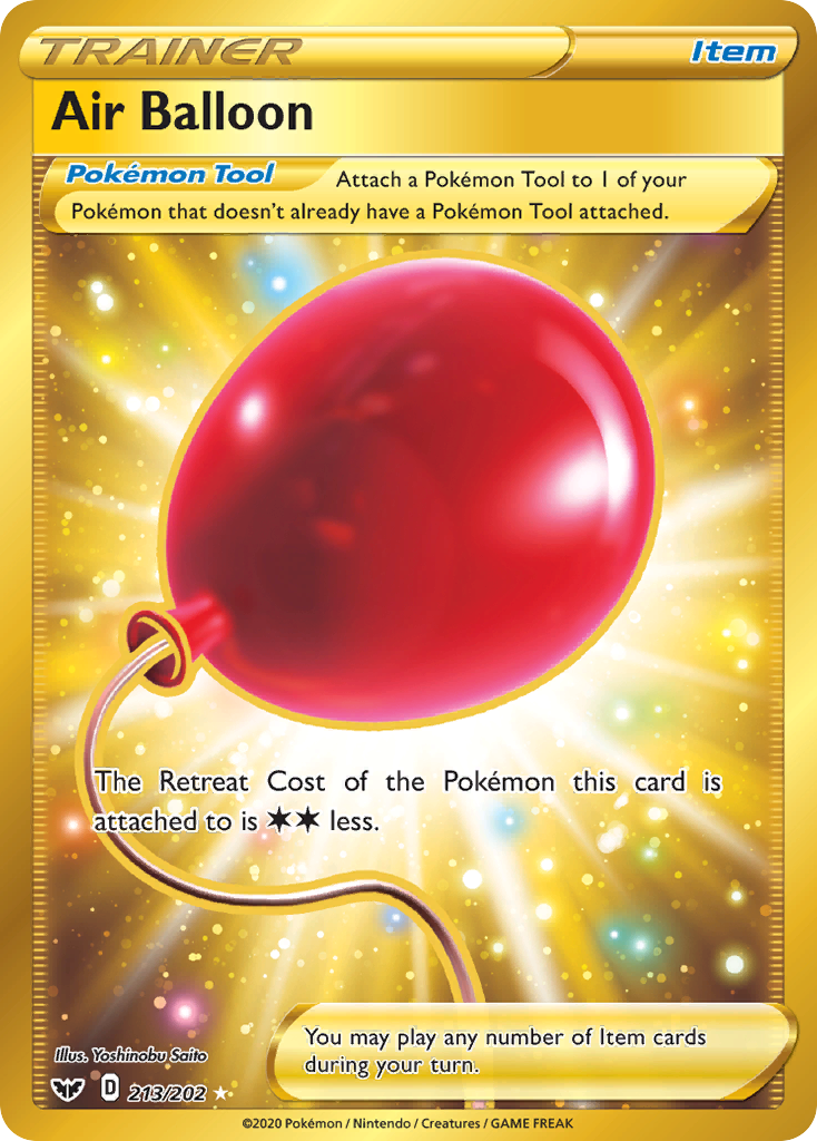 Air Balloon - 213/202 - Rare Secret