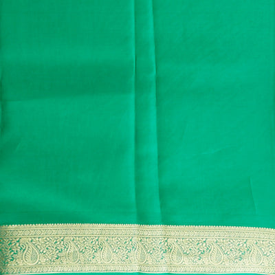 Purple paisley zari buttas mysore silk saree, contrast paisley design zari border & pallu of intricate zari designs