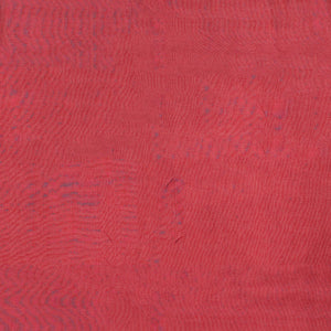 Red chudidhar material set, embroidered top, plain bottom & floral printed dupatta