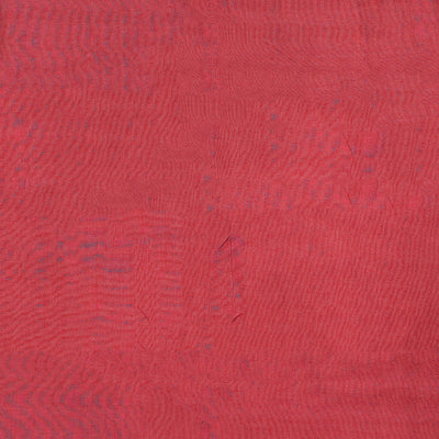 Red chudidhar material set, embroidered top, plain bottom & floral printed dupatta
