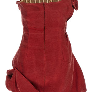 Magda Butrym Asymmetrical Dress With Pleats