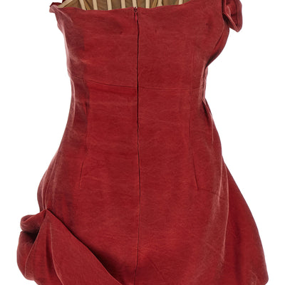 Magda Butrym Asymmetrical Dress With Pleats