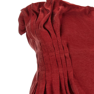 Magda Butrym Asymmetrical Dress With Pleats