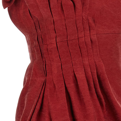 Magda Butrym Asymmetrical Dress With Pleats