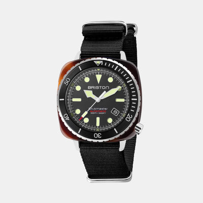 Clubmaster Diver Men Automatic Black Dial Analog Nato Watch 21644.SA.T.1.NB