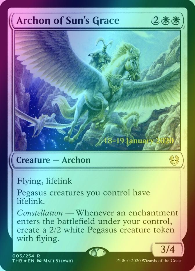 Archon of Sun's Grace [3s] [Theros Beyond Death Promos] [Foil]