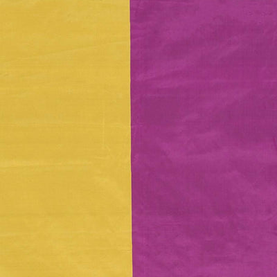Purple aarani gift saree with buttas, contrast striped border & pallu of stripes