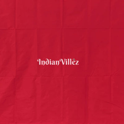 Brick Red Sambalpuri Ikat Silk Saree