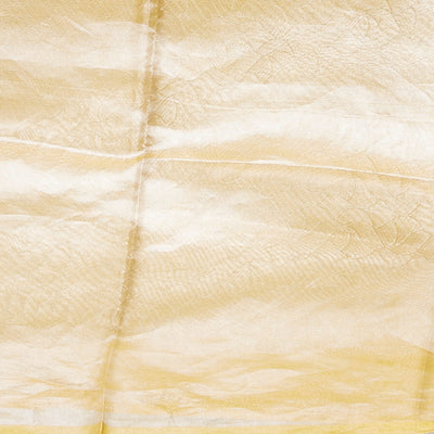 Sandal geometric zari jacquard design tissue silk saree, traditional zari border