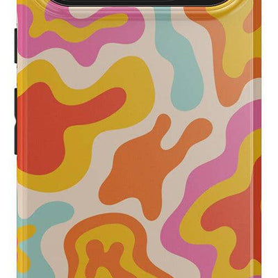 Tropical Color Splash | Abstract Retro Google Pixel Case
