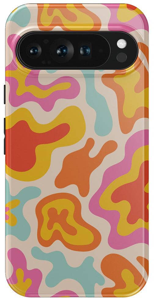 Tropical Color Splash | Abstract Retro Google Pixel Case