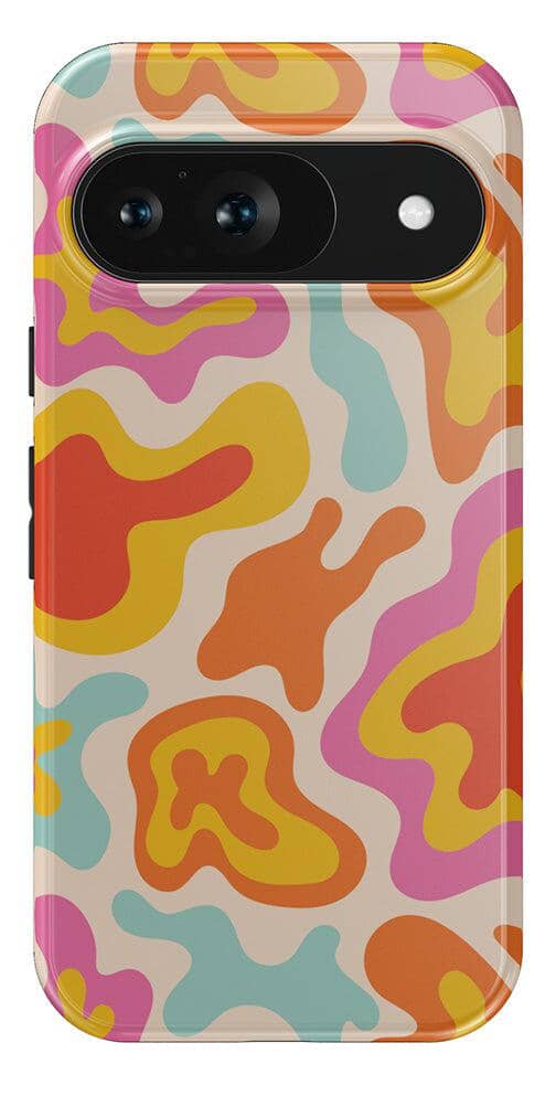 Tropical Color Splash | Abstract Retro Google Pixel Case