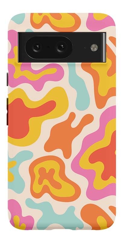 Tropical Color Splash | Abstract Retro Google Pixel Case