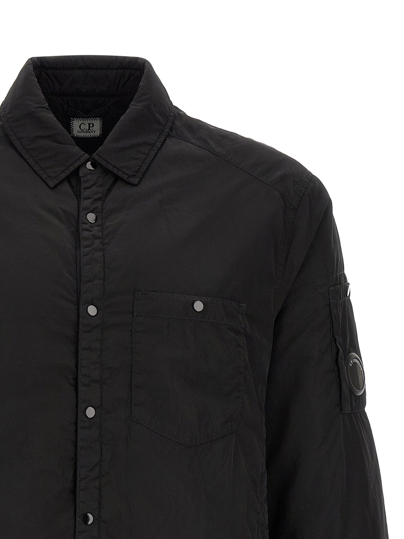 C.p. Company Chrome-r Padded Button Overshirt