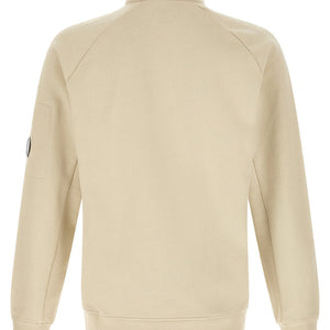 C.p. Company Diagonal Raised Sweatshirt With Lens Detail