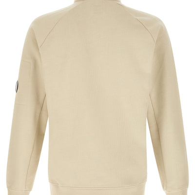 C.p. Company Diagonal Raised Sweatshirt With Lens Detail