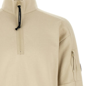C.p. Company Diagonal Raised Sweatshirt With Lens Detail