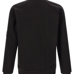 C.p. Company Diagonal Raised Fleece  Sweatshirt And Lens Detail
