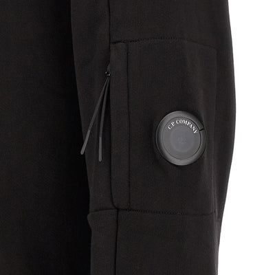 C.p. Company Diagonal Raised Fleece  Sweatshirt And Lens Detail