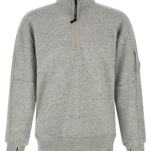C.p. Company Diagonal Raised Fleece  Sweatshirt And Lens Detail
