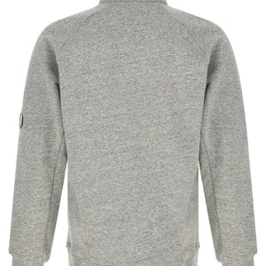 C.p. Company Diagonal Raised Fleece  Sweatshirt And Lens Detail