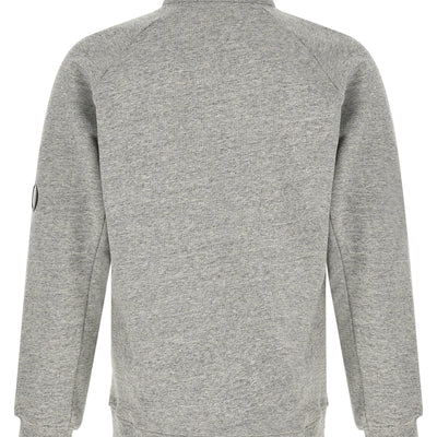C.p. Company Diagonal Raised Fleece  Sweatshirt And Lens Detail