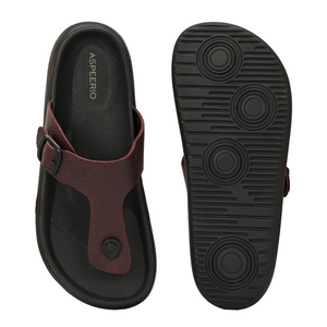 Comet Leather Slippers by Aspeerio