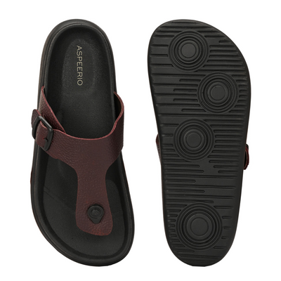 Comet Leather Slippers by Aspeerio