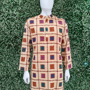 Macaroon Ashwini Design Sambalpuri Ikat Cotton Kurta For Men