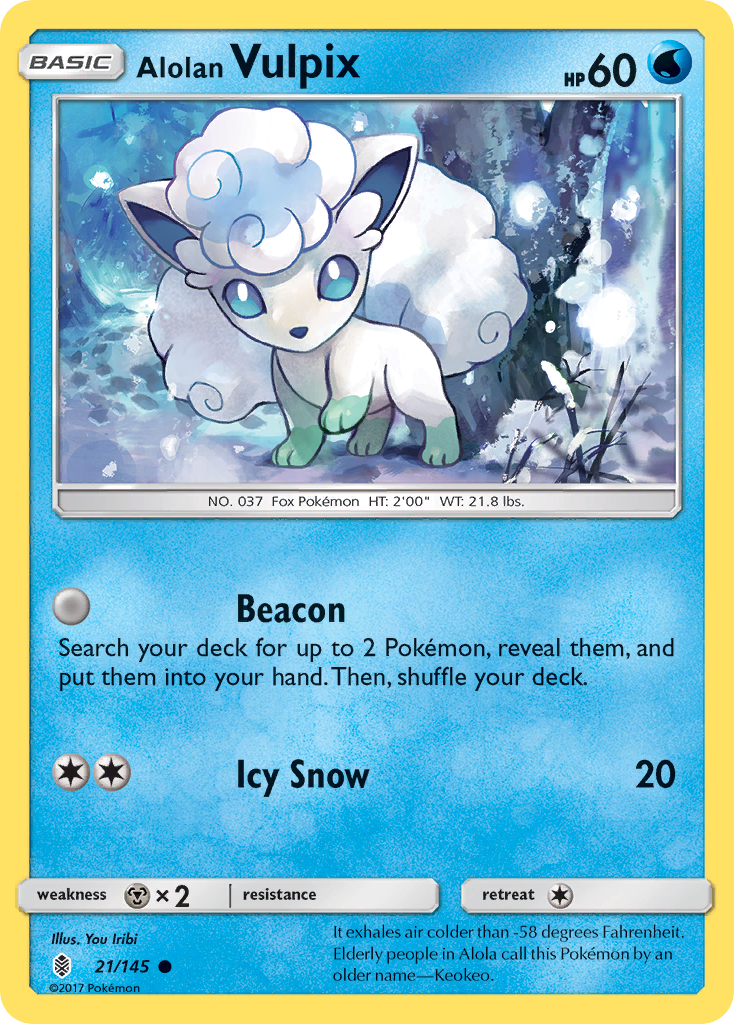 Alolan Vulpix - 21/145 - Common