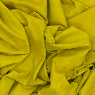 Olive Green Handloom Bengal Cotton Saree With Green Border